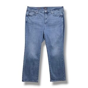 NYDJ Marilyn Straight Jeans‎ Womens 16W Lift Tuck Sure Stretch High Rise